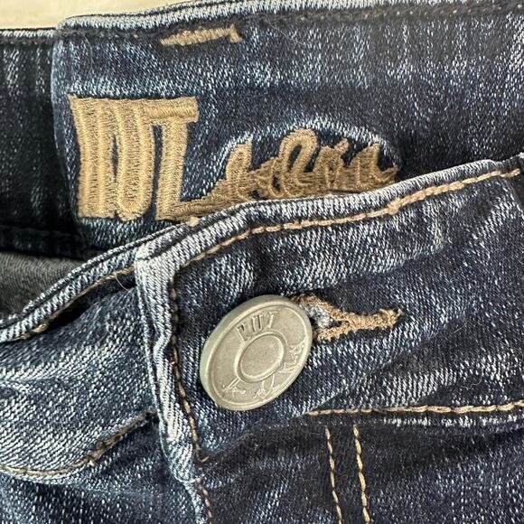 Kut From The Kloth Women Jeans Capri Stretch Cropped Size 10 Style# KF035MB3 - Picture 6 of 11